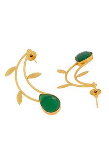 Gold earrings
