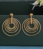 Gold earrings