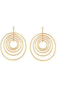 Gold earrings