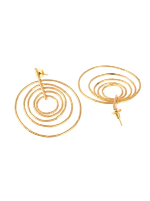 Gold earrings 4