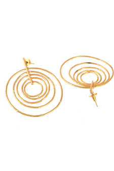 Gold earrings