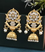 Gold earrings