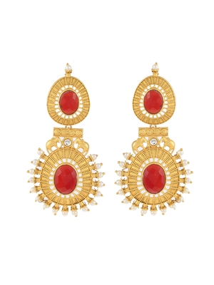 Gold earrings 3