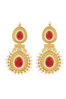 Gold earrings