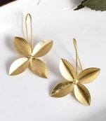 Gold earrings