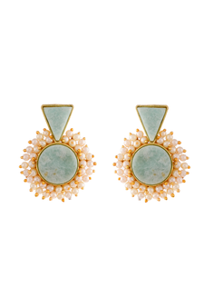 Gold earrings