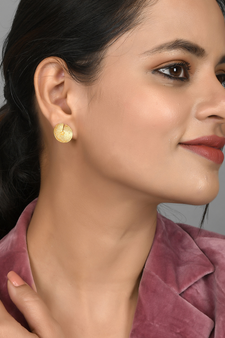 Gold earrings