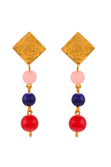 Gold earrings