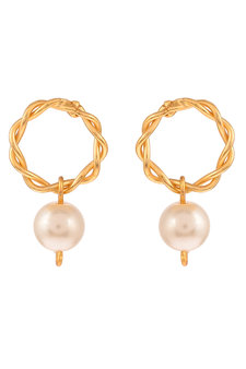 Gold earrings