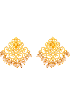 Gold earrings