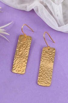 Gold earrings
