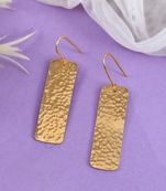 Gold earrings