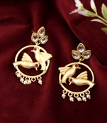 Gold earrings