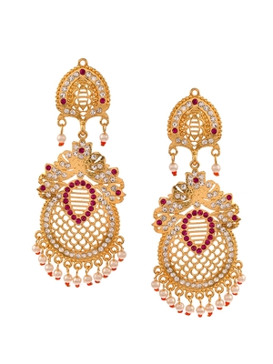 Red earrings 3