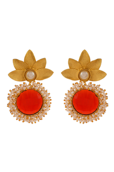 Gold earrings