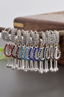 Silver earrings