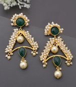 Gold earrings