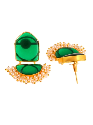 Green earrings 4