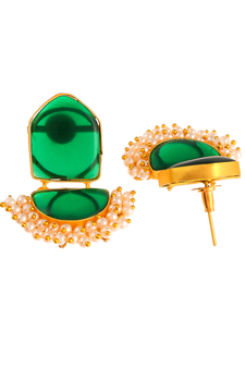 Green earrings