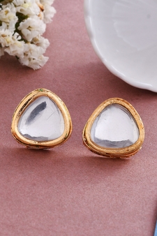 Gold earrings