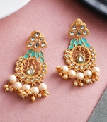 Gold earrings