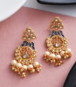 Gold earrings