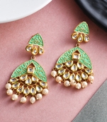 Gold earrings
