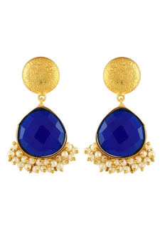 Gold earrings
