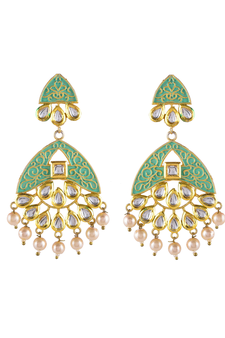 Gold earrings
