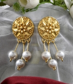 Gold earrings