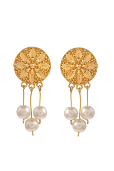 Gold earrings