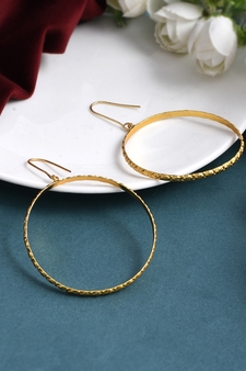 Gold earrings