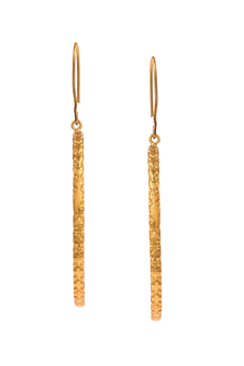 Gold earrings