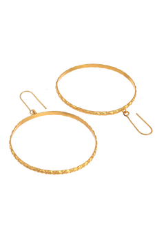 Gold earrings