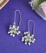 Silver earrings