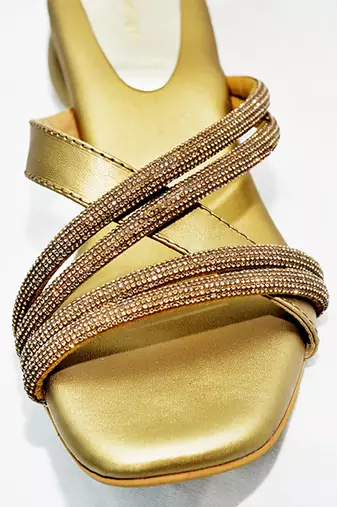 Willa Gold Heels