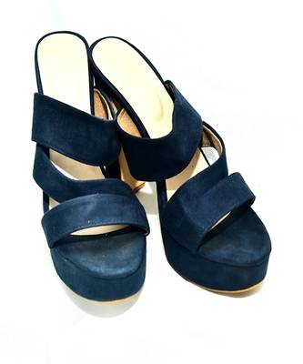 Maali Dark Blue Heels 1