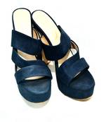 Maali Dark Blue Heels