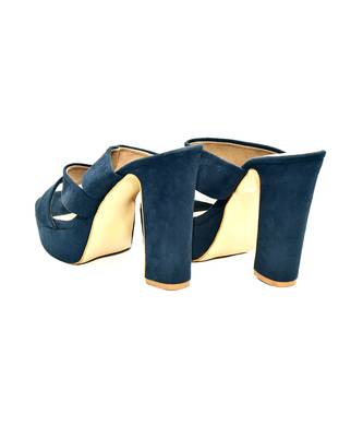 Maali Dark Blue Heels 3