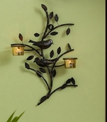 Trinity Craft Birds On Branch Wall Sconce Tea Light Holder |Table Decor | Wall Decor | Table showpiece | Home Showpiece