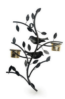 Trinity Craft Birds On Branch Wall Sconce Tea Light Holder |Table Decor | Wall Decor | Table showpiece | Home Showpiece