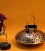 Trinity Craft Iron Decchi Burner & Tea Light Holder |Table Decor | Wall Decor | Table showpiece | Home Showpiece