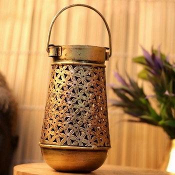 Trinity Craft Iron Antique Big Handi Hanging Tea Light Holder | Table Decor | Wall Decor | Table Home Showpiece 3