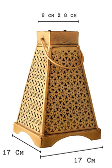 Trinity Craft Iron Antique Big Painted Minnar Tea Light Lantern | Table Decor | Wall Decor | Table Home Showpiece