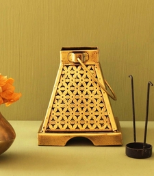 Trinity Craft Iron Antique Small Painted Minnar Tea Light Lantern | Table Decor | Wall Decor | Table Home Showpiece