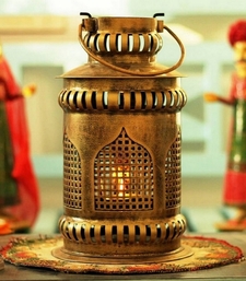 Trinity Craft Iron Antique Small Diya Lantern T-Light Holder | Table Decor | Wall Decor | Table Home Showpiece