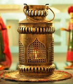 Trinity Craft Iron Antique Small Diya Lantern T-Light Holder | Table Decor | Wall Decor | Table Home Showpiece