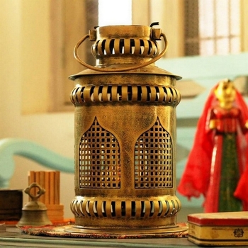 Trinity Craft Iron Antique Small Diya Lantern T-Light Holder | Table Decor | Wall Decor | Table Home Showpiece 3