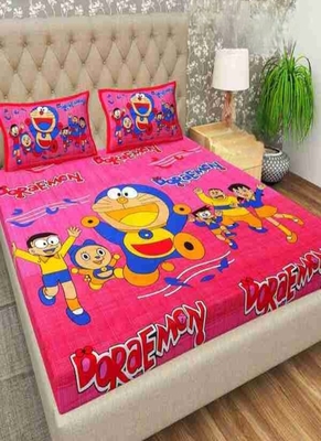 Printed 100% Cotton Double Bedsheets Pack Of 3 With 6 Pillow Covers 3