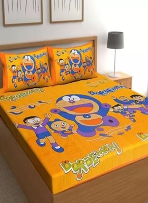 Printed 100% Cotton Double Bedsheets Pack Of 3 With 6 Pillow Covers 4